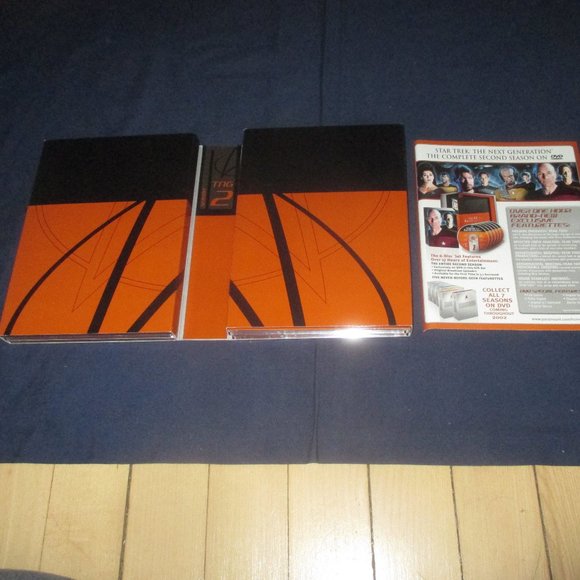 Star Trek The Next Generation The Complete Second Season (DVD, 2002, 7-Disc Set) - Picture 4 of 8